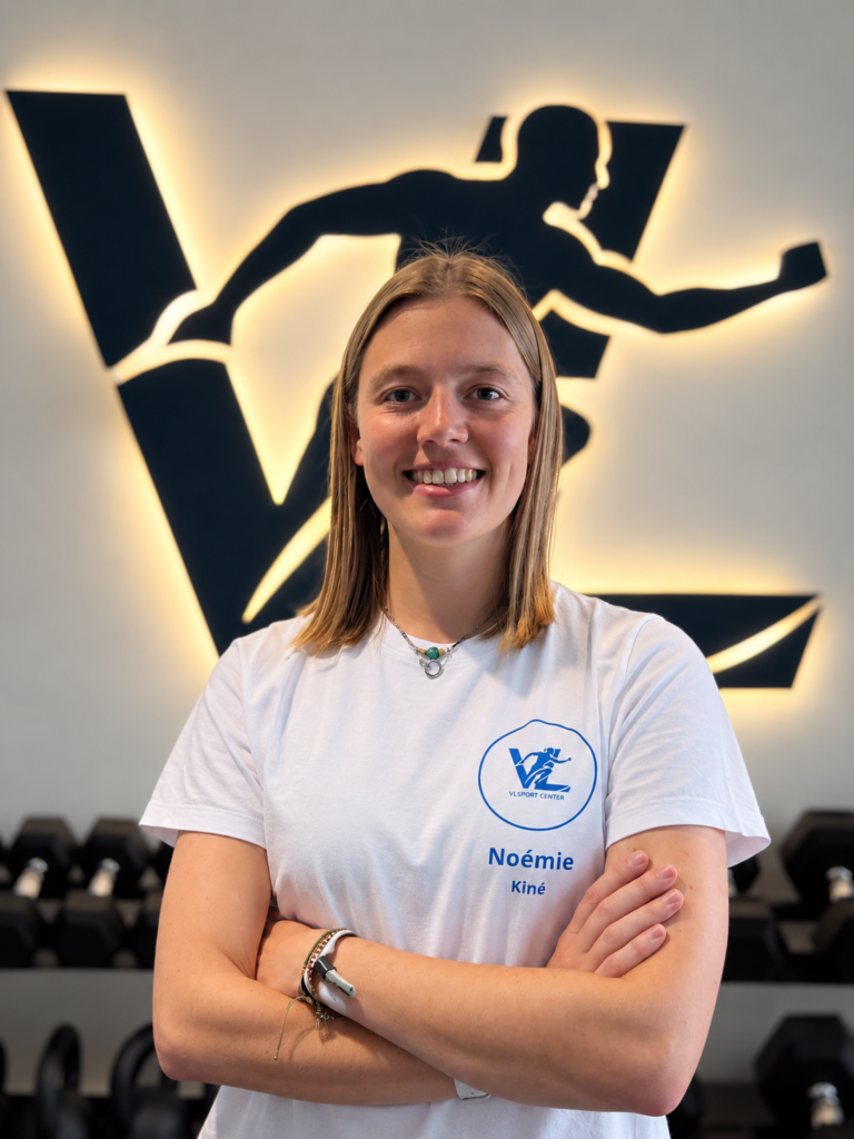 Noémie Delval, kinésithérapeute au VLSport Center à Wavre